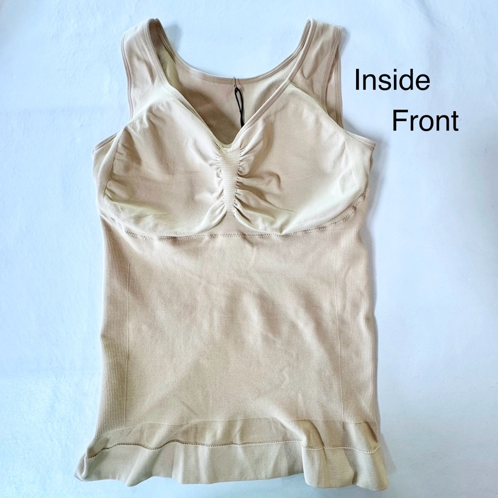 CONTORLY Cami Shaper Classic Beige Nude Shapewear Tank XXXL 3XL - Picture 9 of 17
